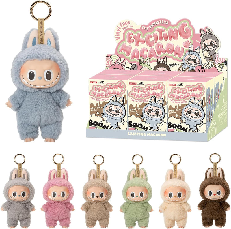 Pop Mart Labubu The Monsters Tasty Macarons Vinyl Face Sealed Case (6 Blind Boxes)