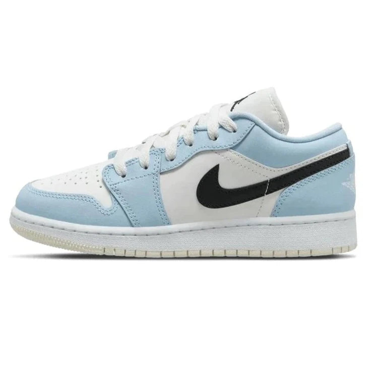 Jordan 1 Low Ice Blue Black (GS)