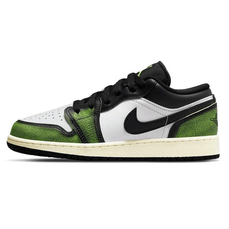 Jordan 1 Low Wear Away Electric Green (GS)