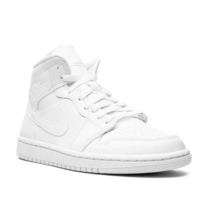 Jordan 1 Mid Triple White (2019)