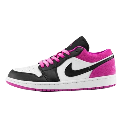 Jordan 1 Low Black Active Fuchsia