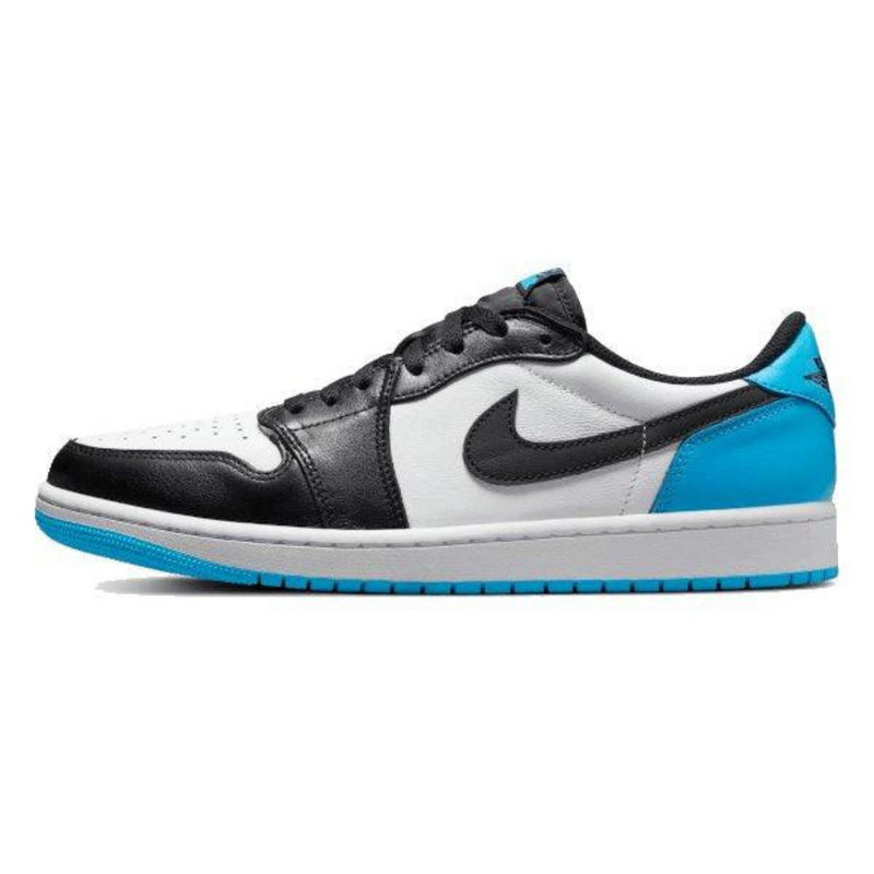 Jordan 1 Retro Low OG Black Dark Powder Blue