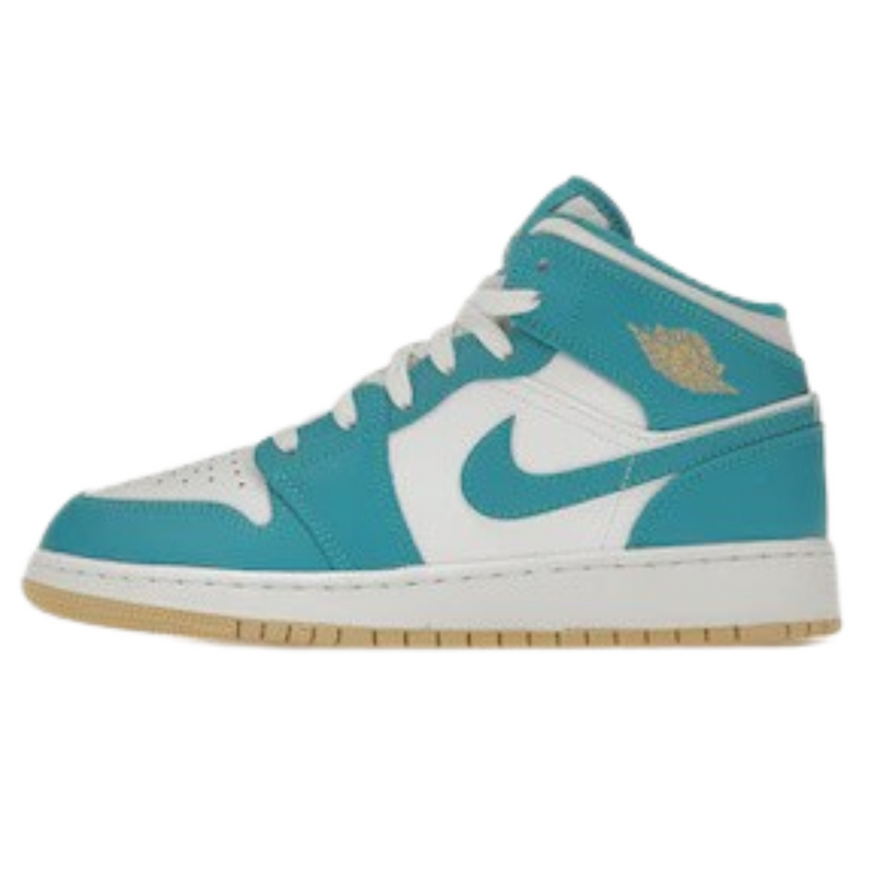 JORDAN 1 MID AQUATONE (PS)