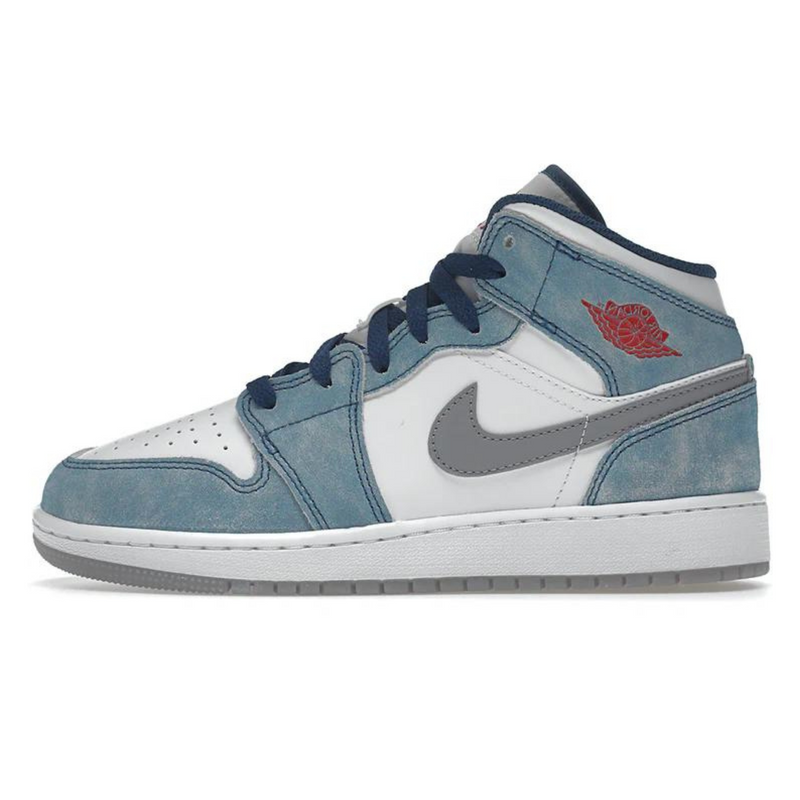 Jordan 1 Mid SE French Blue Light Steel (GS)