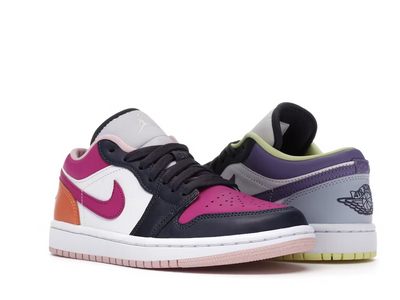 Jordan 1 Low Mismatched Purple Magenta (WMNS)