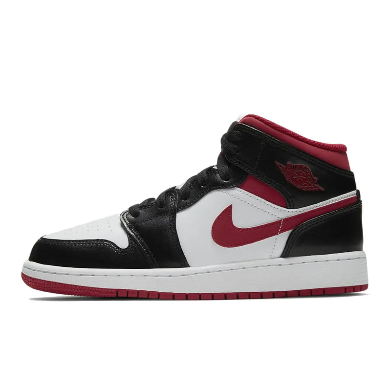 Jordan 1 Mid Gym Red Black White (GS)