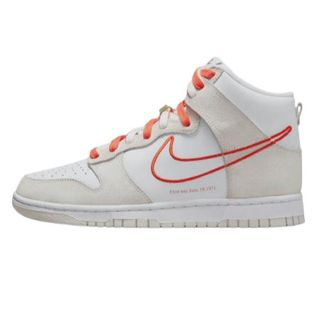 Nike Dunk High First Use White Sail Orange (Women&