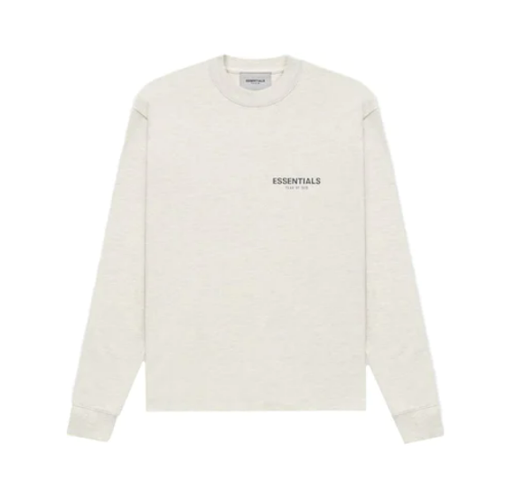 Fear of God Essentials Core Collection L/S T-shirt Light Heather Oatmeal