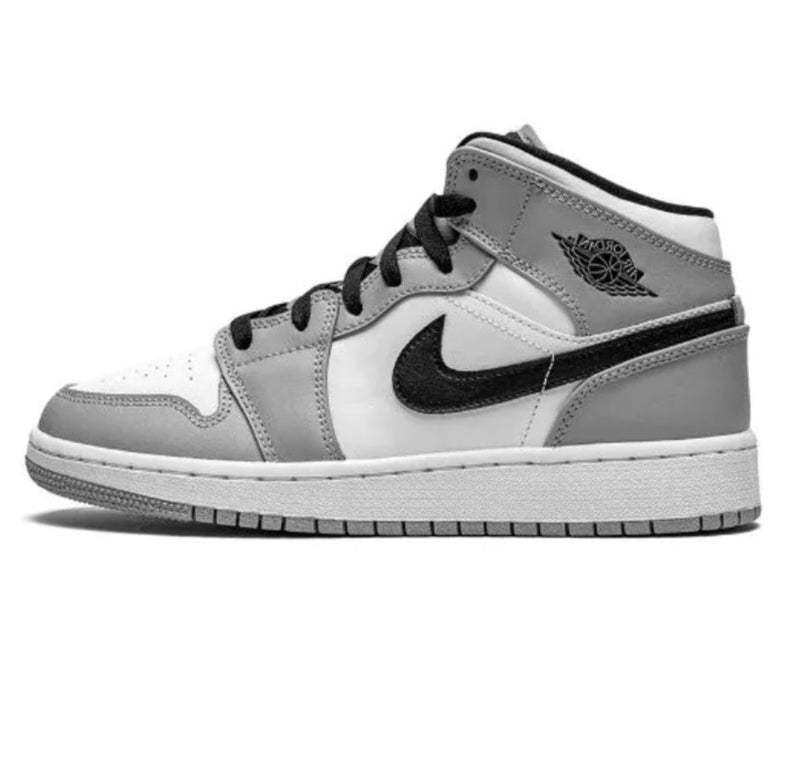 Jordan 1 Mid Light Smoke Grey (GS)